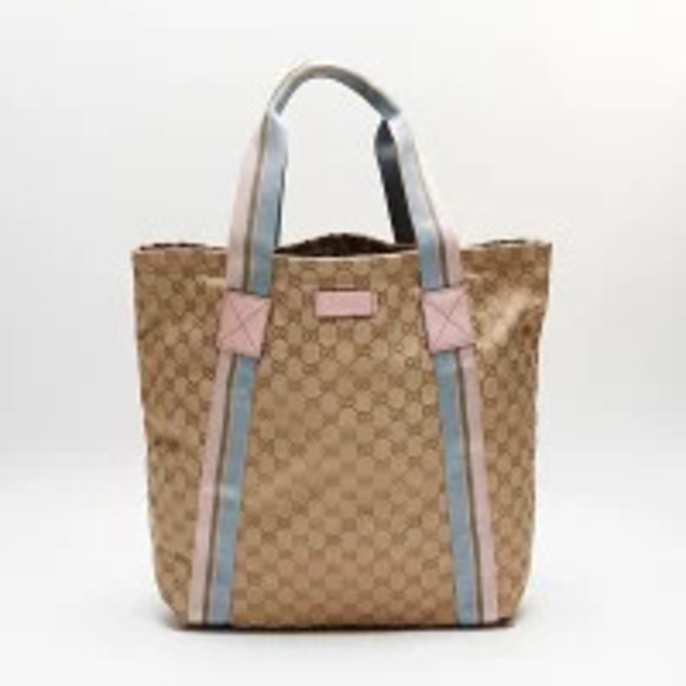 Gucci Tote GG Canvas Beige Bag Handbag